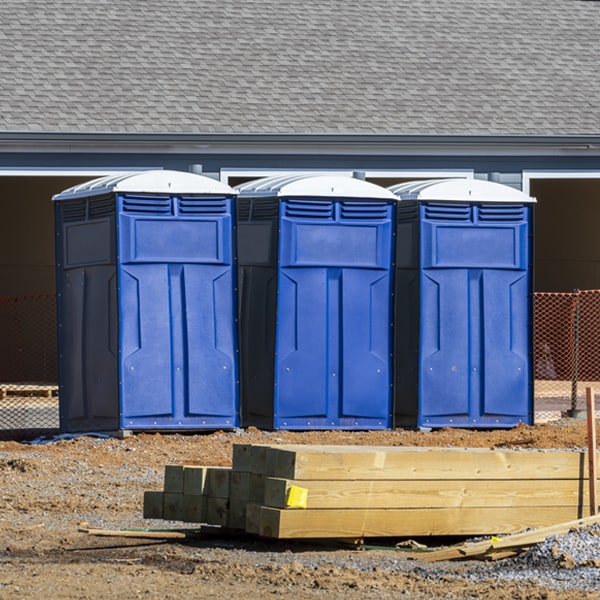 how do you ensure the porta potties are secure and safe from vandalism during an event in Valley Falls